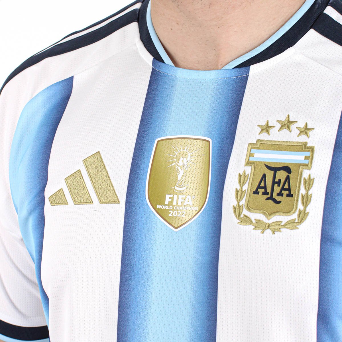 Camisa Adidas Selecao Argentina I Torcedor 26 Branco e Azul - Masculino Branco/Azul 5