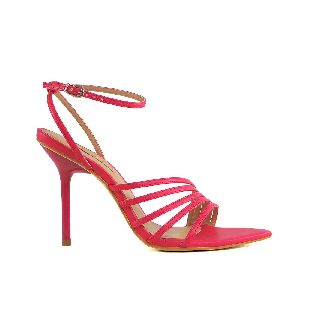 Sandália Werner Rosa Carmela Salto Alto Fino 10cm Rosa 1