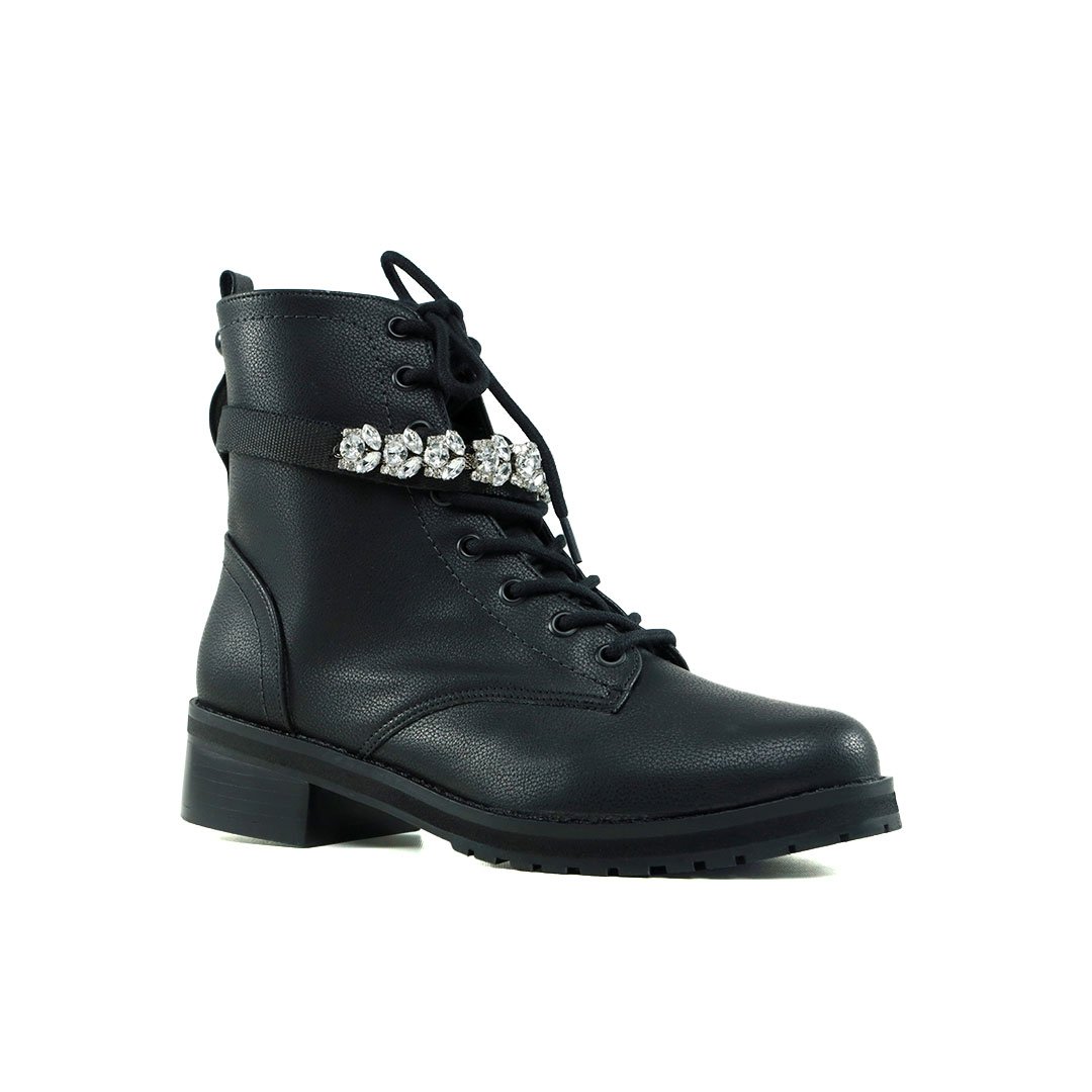 Bota Coturno Feminino Preto Cecconello Cano Curto Preto