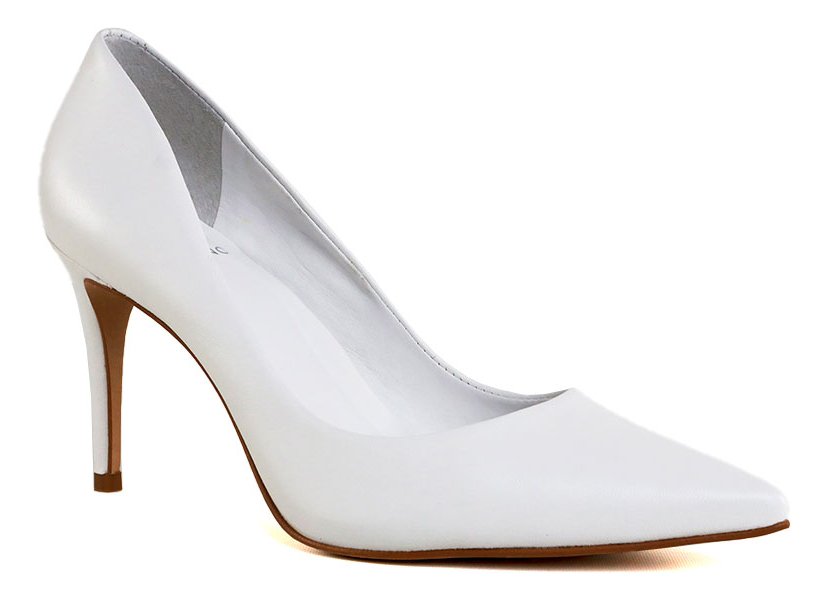 Scarpin Beatriz Carrano Branco Couro Salto Médio Fino 8,7cm Branco 2
