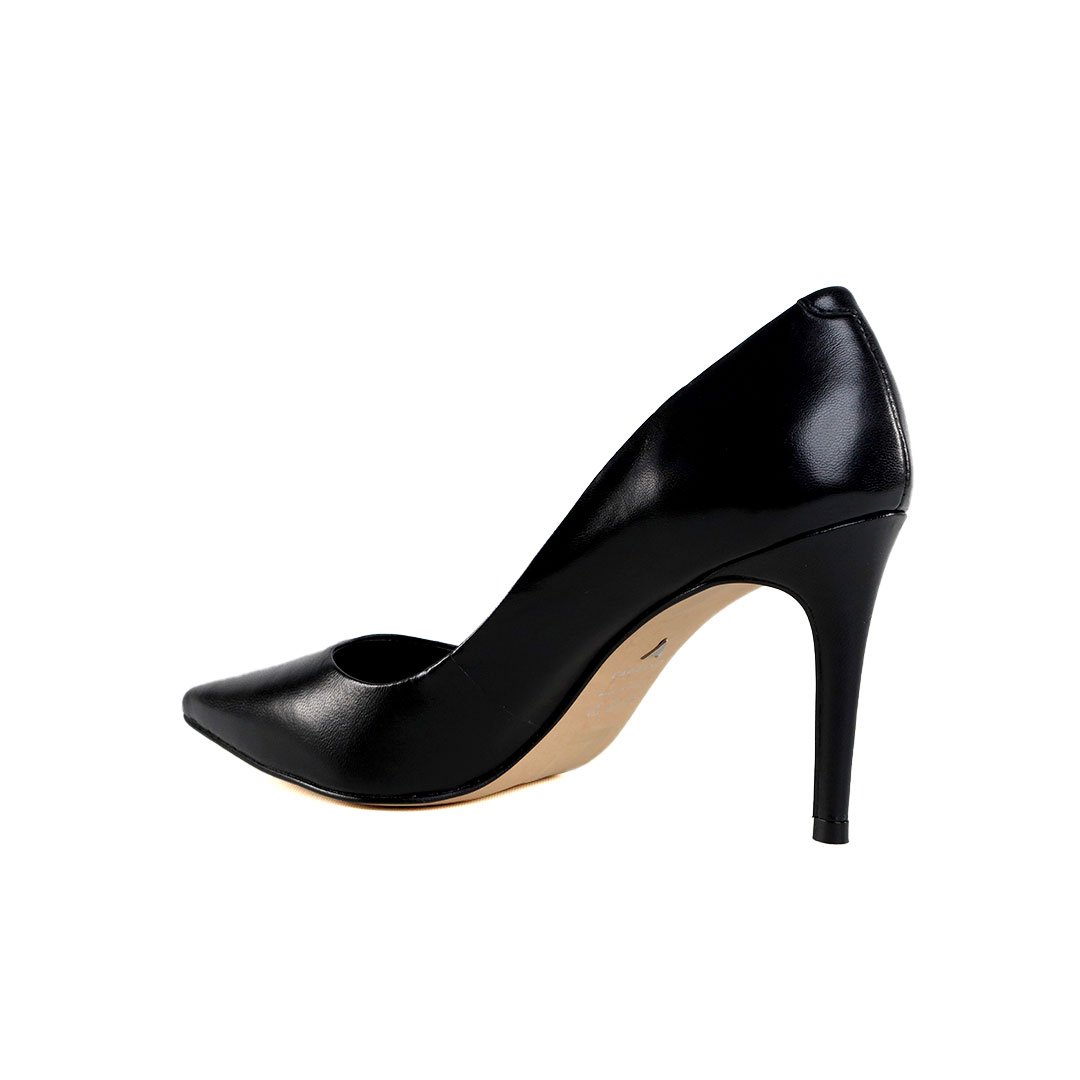 Scarpin Preto Carrano Beatriz Couro Salto Médio Fino 8,7cm Preto 3