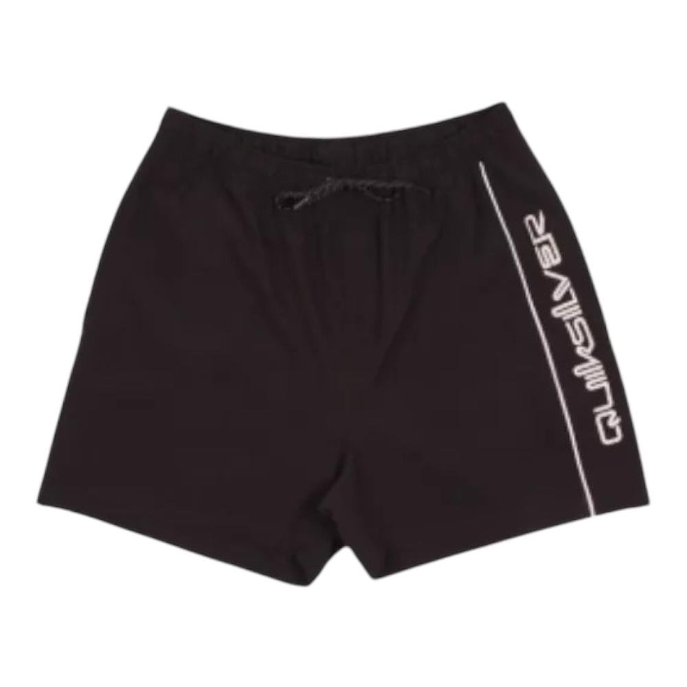 Quiksilver Boardshort Voley Flat Vert 19  Preto 3