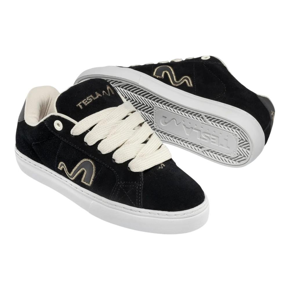 Tenis Tesla Hertz Black Gold Preto 5
