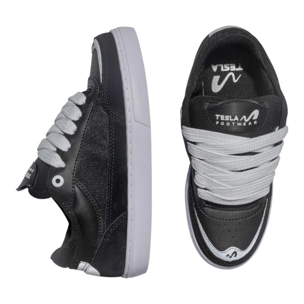 Tenis Tesla Vedanta Black White Preto 4