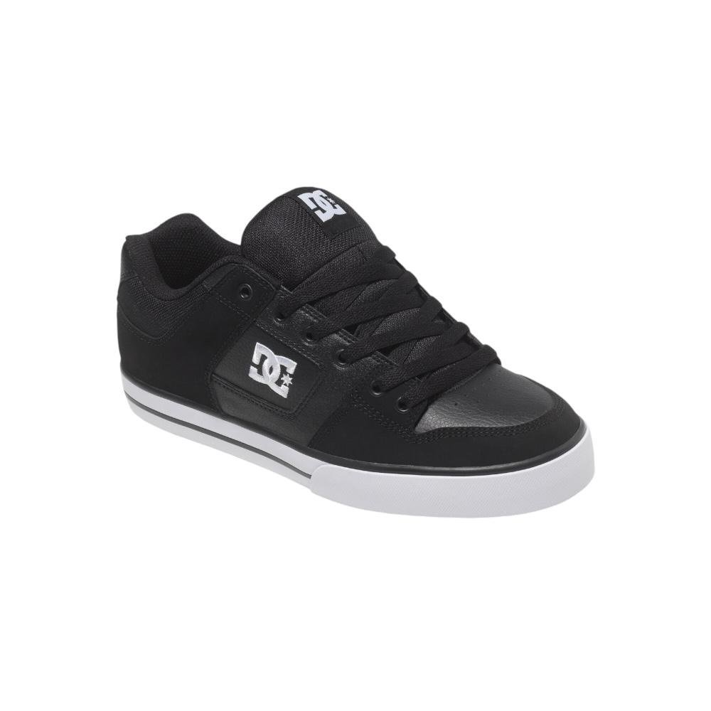DC Shoes Tenis Dc Pure Black;White Preto 2