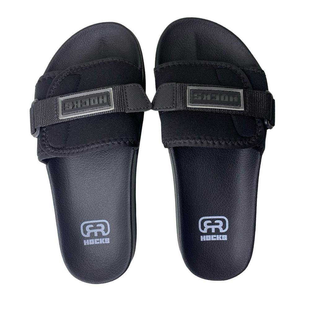 Chinelo Slide Bravo Black Hocks Preto 4