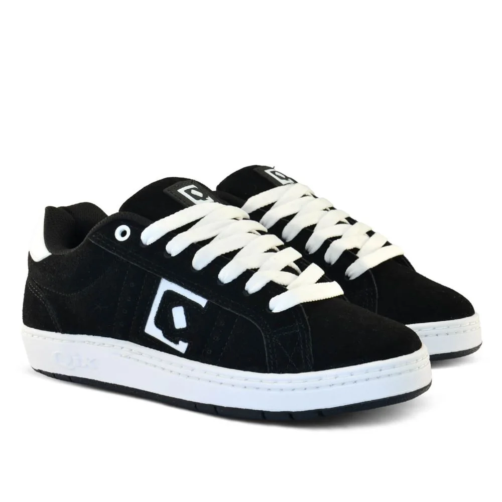 Tenis Qix Skate Combat Sued- Preto/Branco Preto/Branco 3