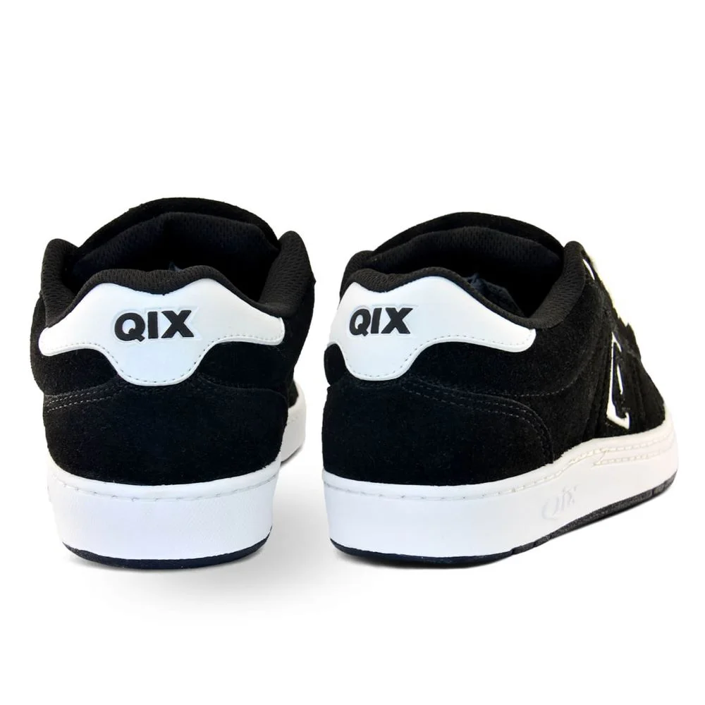Tenis Qix Skate Combat Sued- Preto/Branco Preto/Branco 5