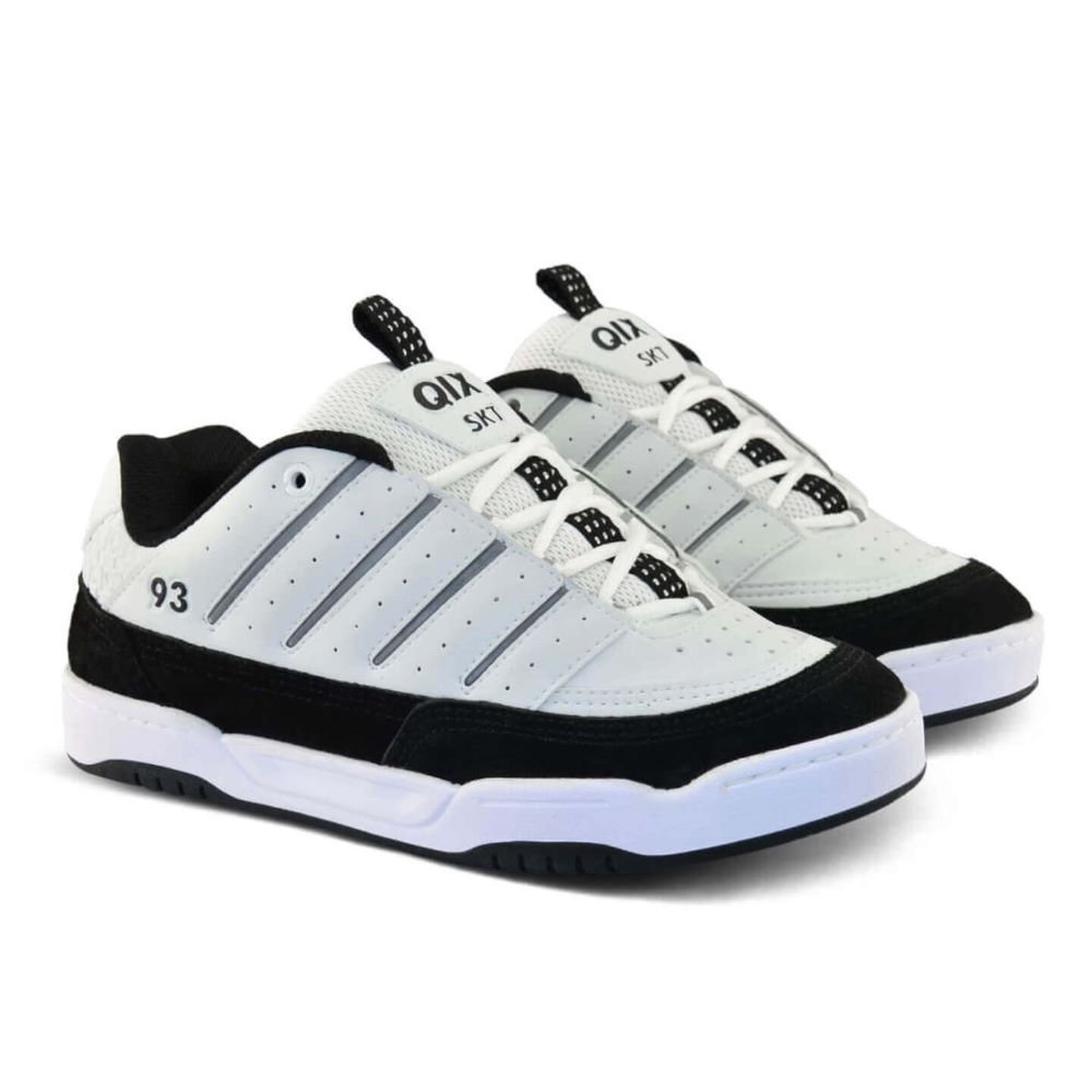 Tenis Qix  Golden Branco/Preto Branco 5