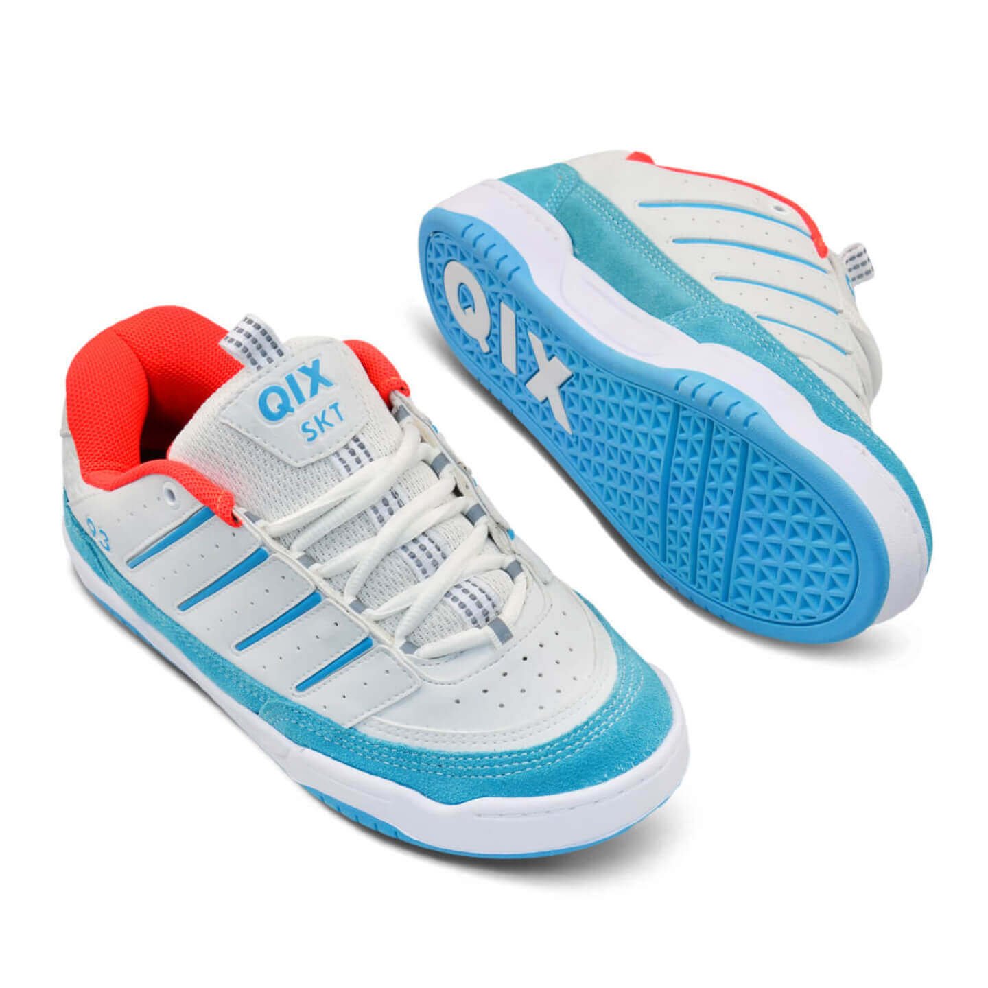 Tenis Qix Golden Branco/Laranja Branco 2