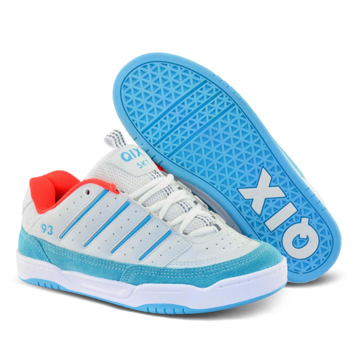 Tenis Qix Golden Branco/Laranja Branco 4