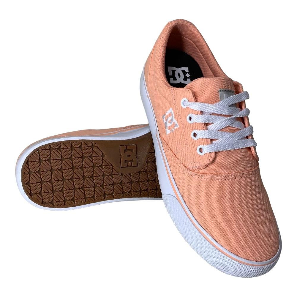 Tenis Dc Shoes New Flash 2 Tx- Pessego Laranja 2