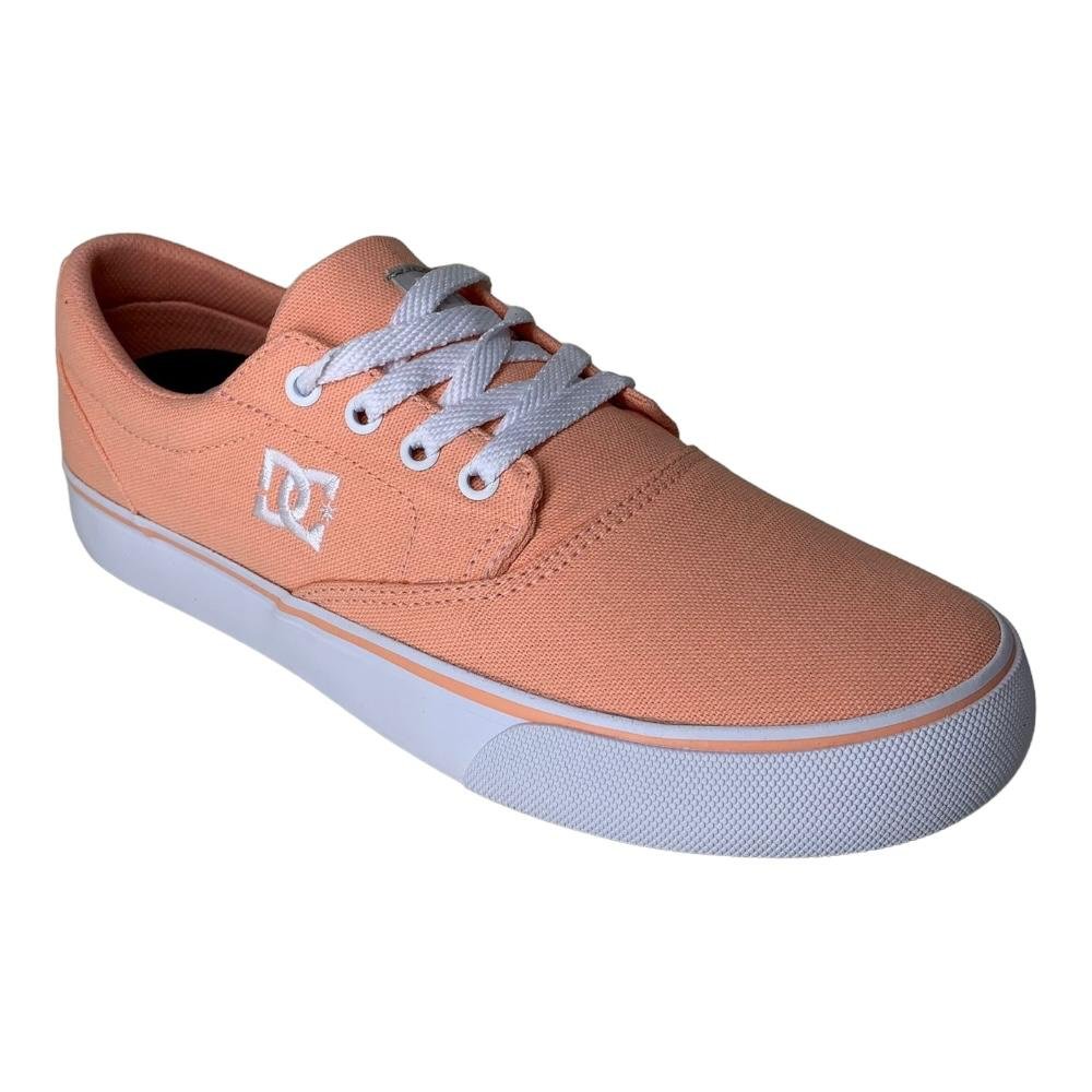 Tenis Dc Shoes New Flash 2 Tx- Pessego Laranja 5