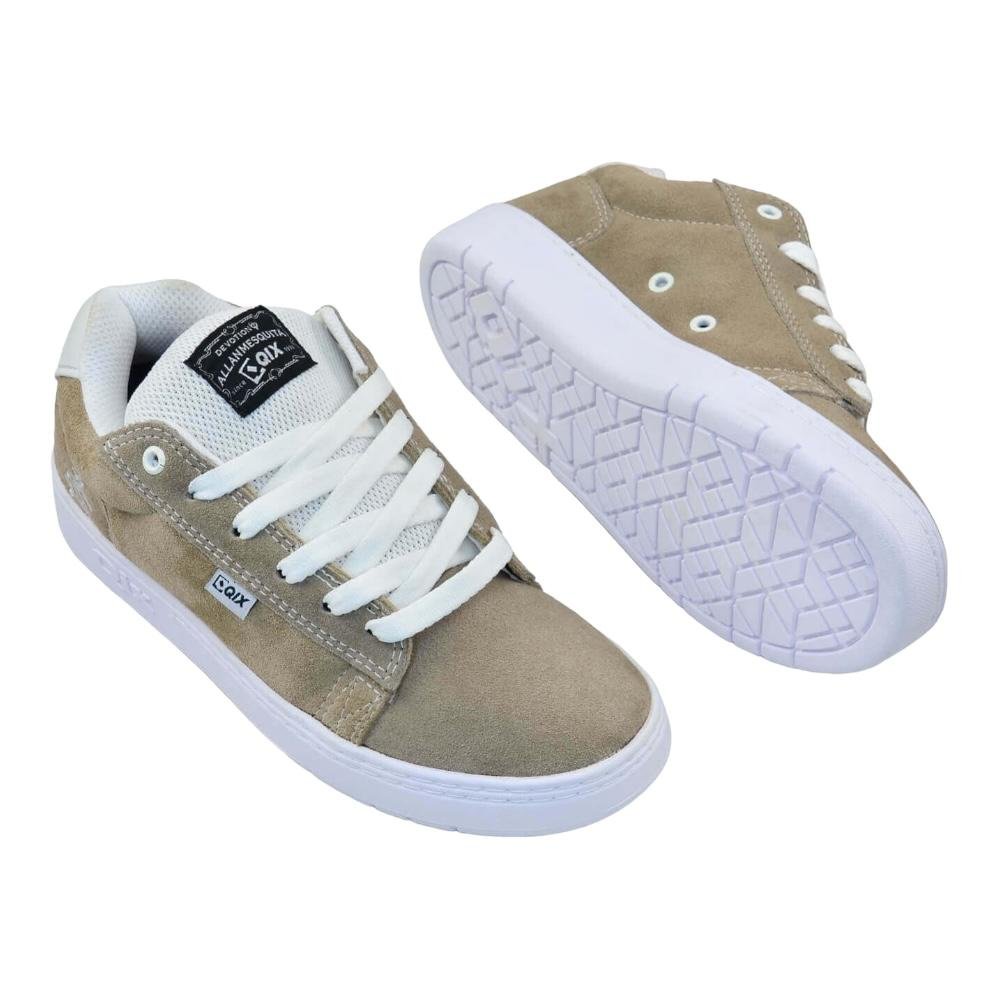 Tenis Qix Chorao Pro Model Allan Mesquita- Bege Bege 5