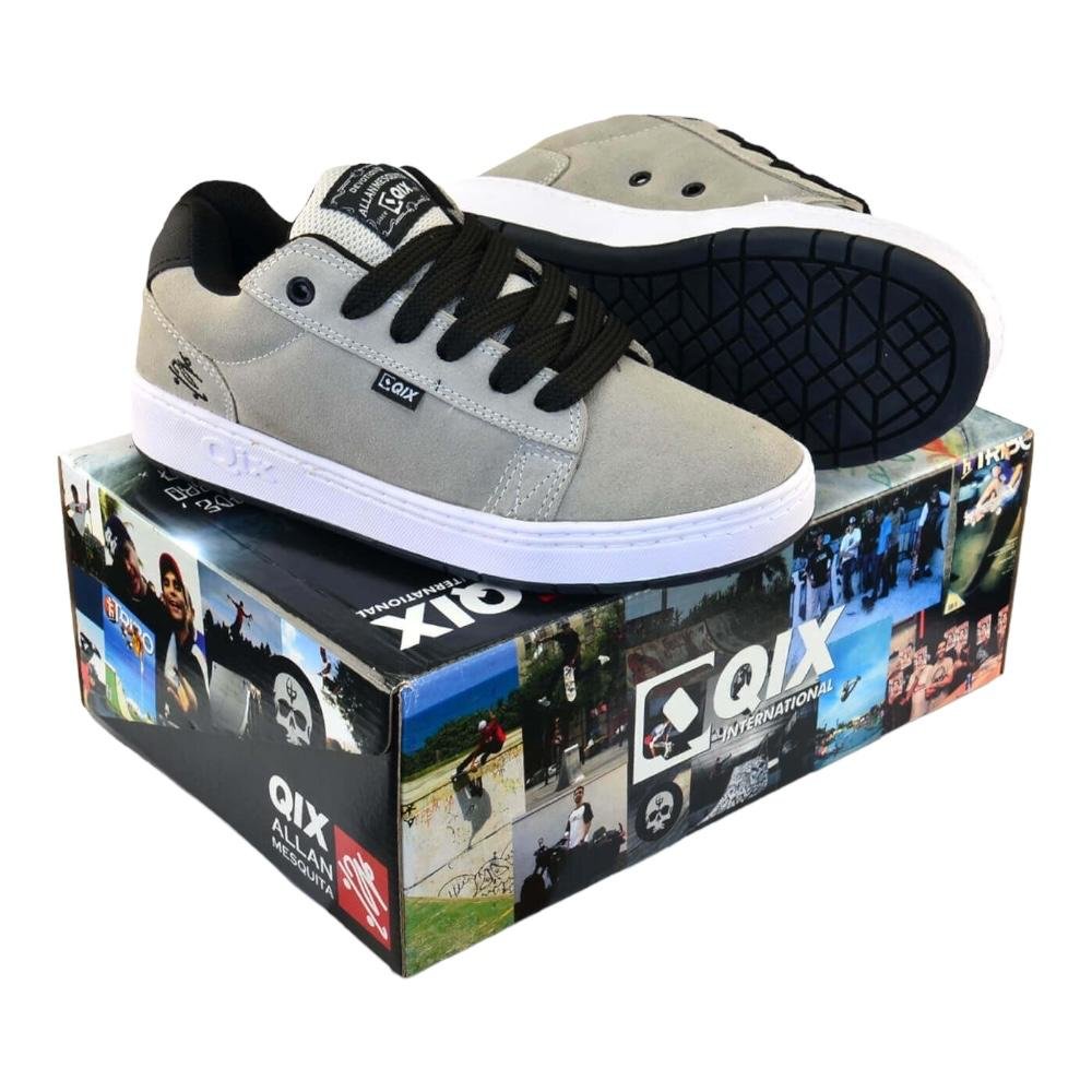 Tenis Qix Chorao Pro Model Allan Mesquita- Cinza Cinza 2
