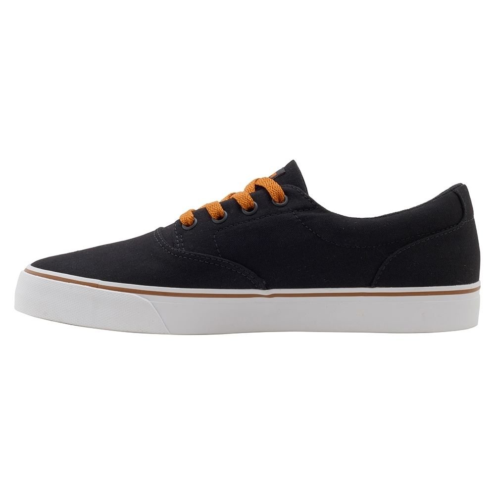 Tenis Dc Shoes New Flash 2 Tx Balck Withe Brown 9055 Preto/Laranja 2