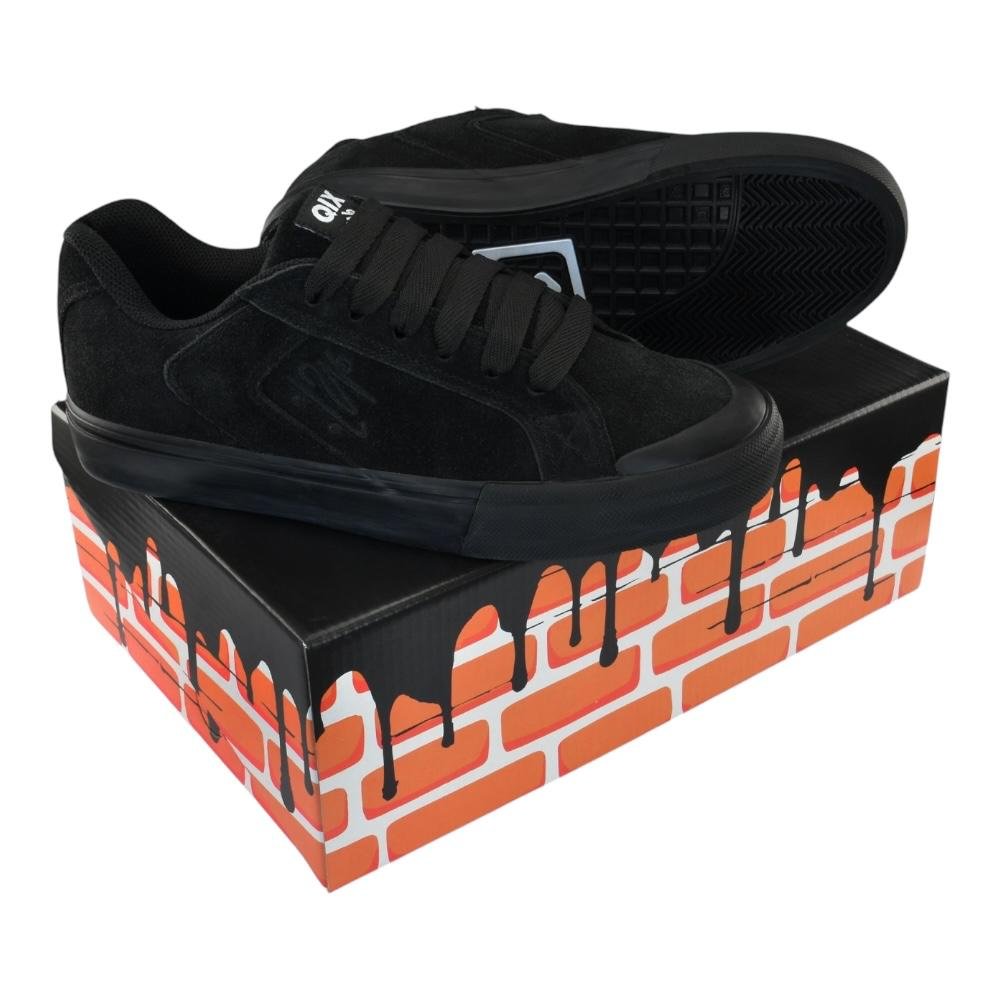Qix Tenis Chorao Park Camurca Preto 6