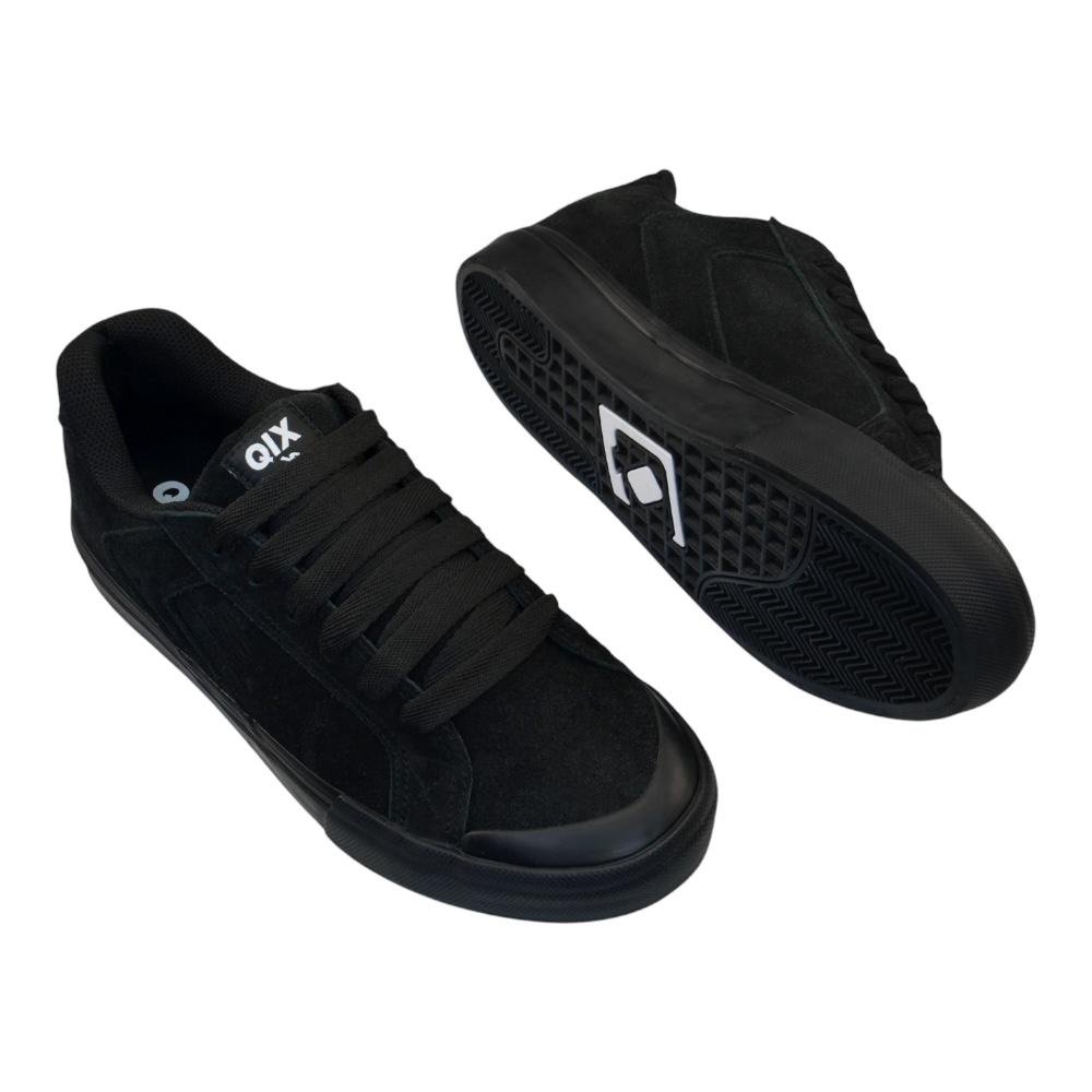 Qix Tenis Chorao Park Camurca Preto 8