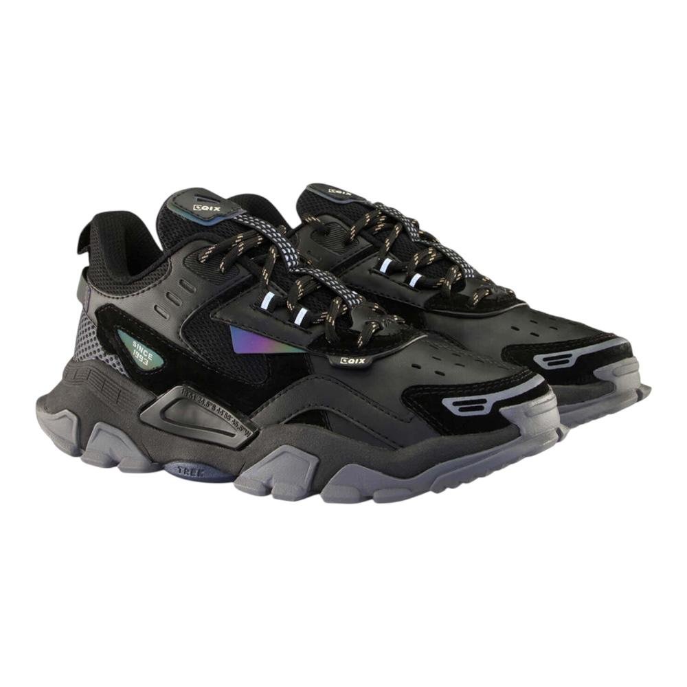 Tenis Qix Trek AD Preto/Grafite Preto 3