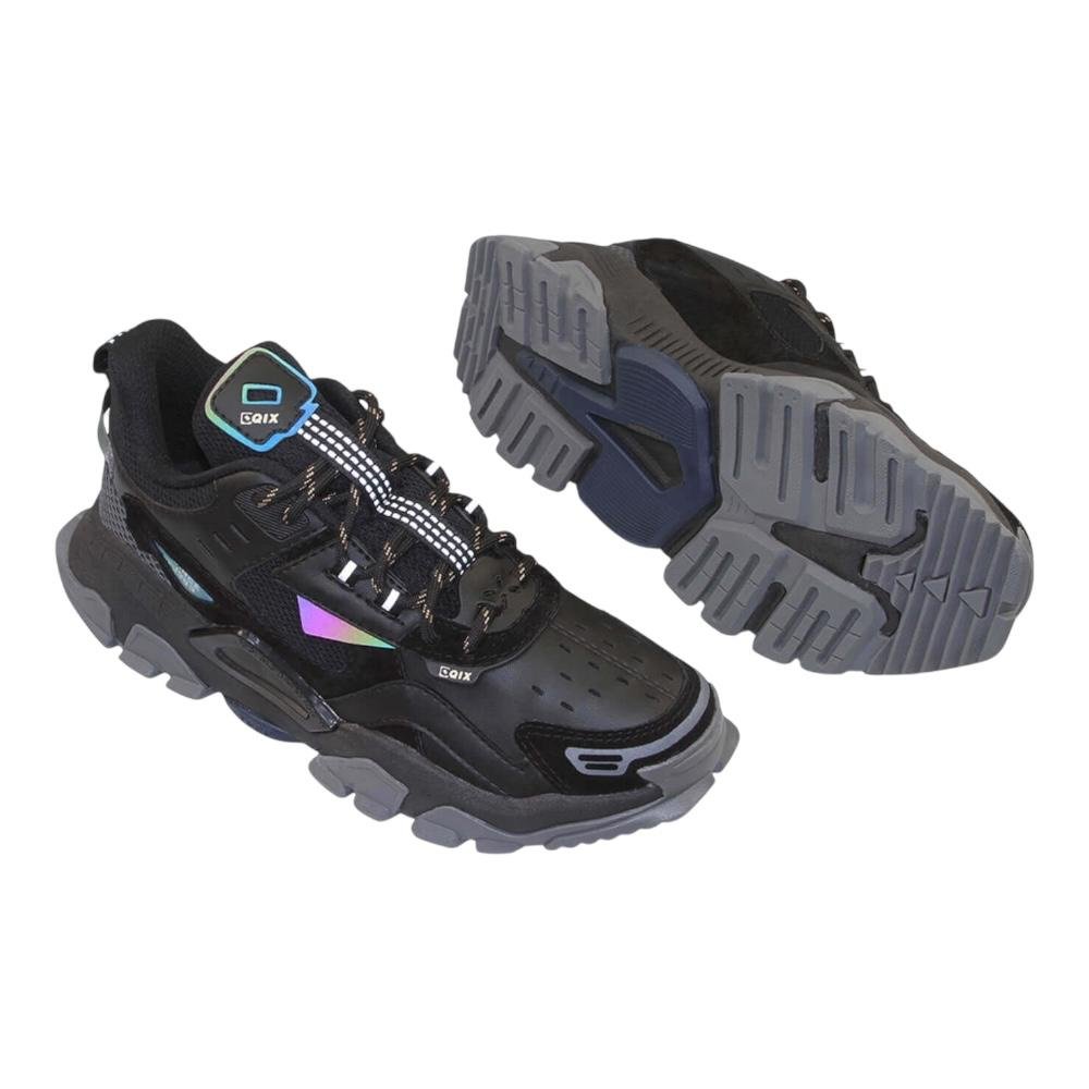 Tenis Qix Trek AD Preto/Grafite Preto 5