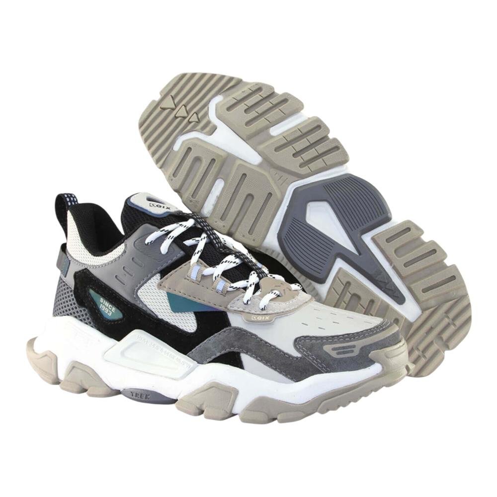 Tenis Qix Trek AD Bege/Grafite Bege 2