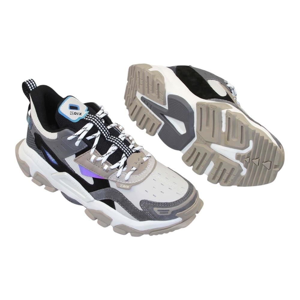 Tenis Qix Trek AD Bege/Grafite Bege 4