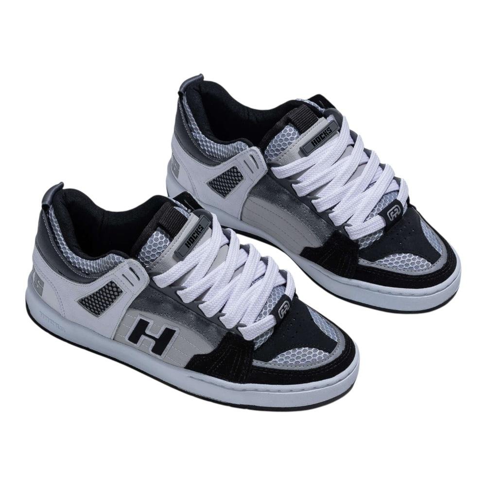 Tenis Hocks Bold Sombra- Hocks Cinza/Branco/Preto 5
