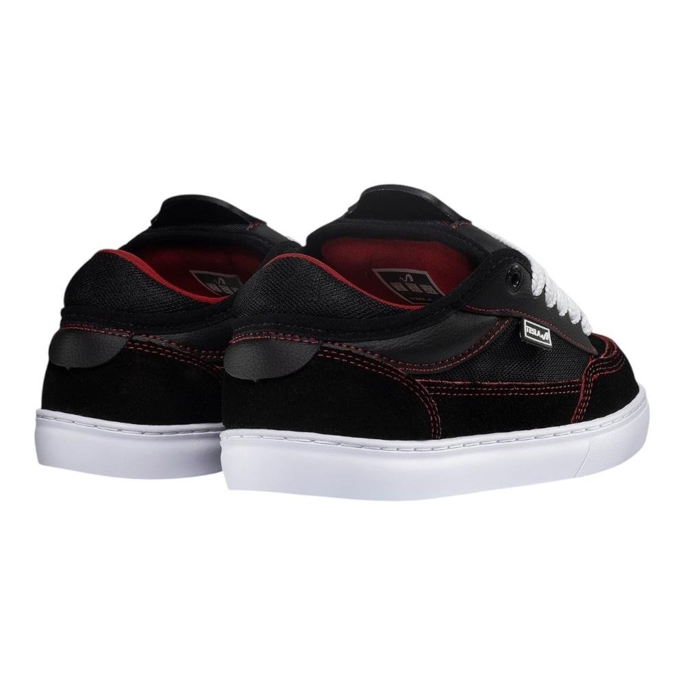 Tenis Tesla Vedanta Black White Red- Tesla Preto 4