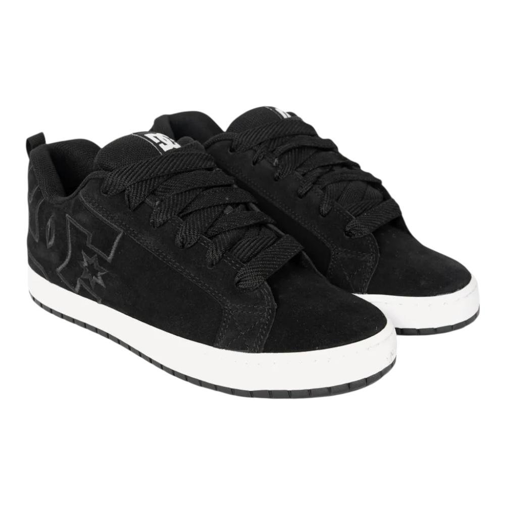 Tenis DC Shoes Dc Court Graffik Se Black/White Preto 2