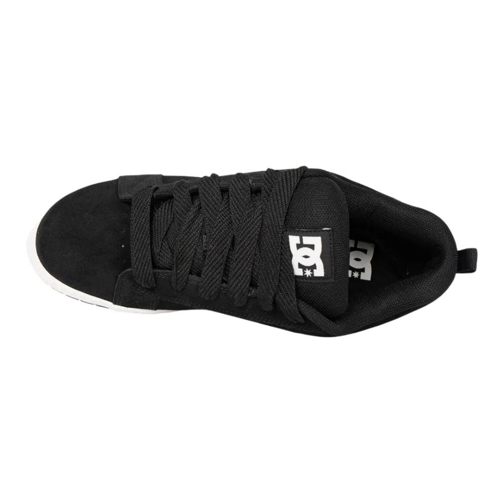 Tenis DC Shoes Dc Court Graffik Se Black/White Preto 5