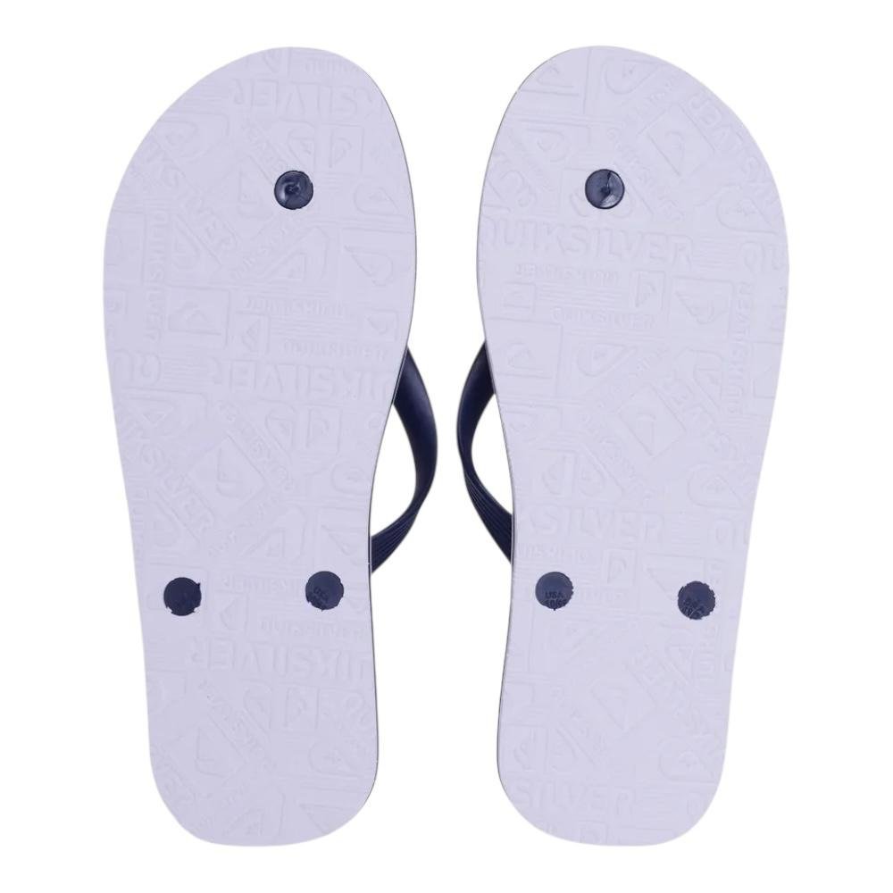 Chinelo Quiksilver Molokai New Omni- Quiksilver Branco/Azul 3