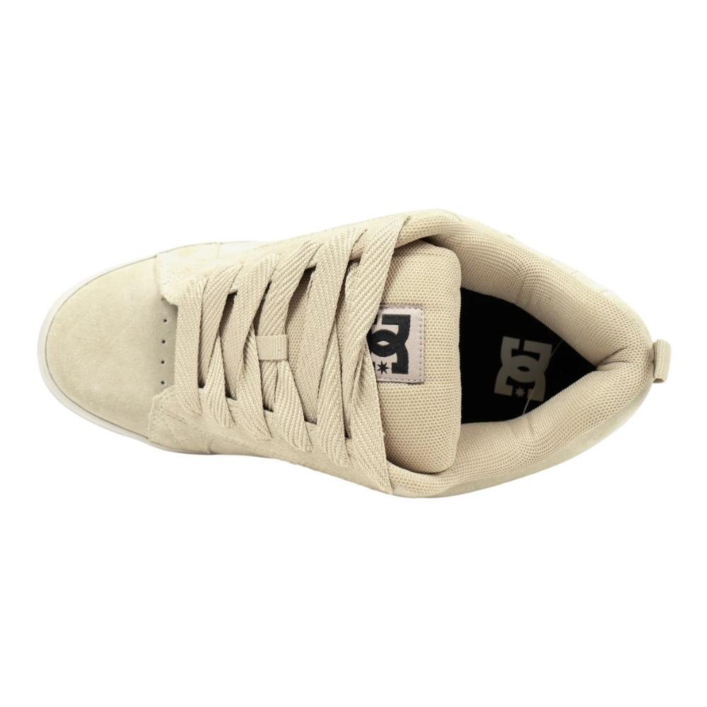 Tenis DC Shoes Dc Court Graffik Se Pelican/Gum Bege 6
