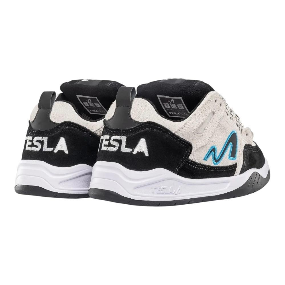 Tenis Tesla Nine Off White- Tesla Branco/Preto 5