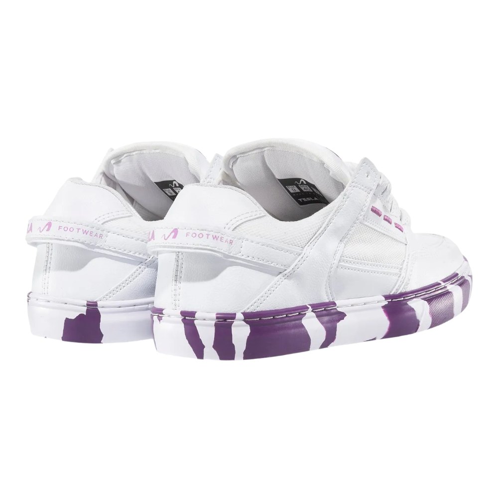 Tenis Tesla Coil White Purple Mesclado- Tesla Branco 2