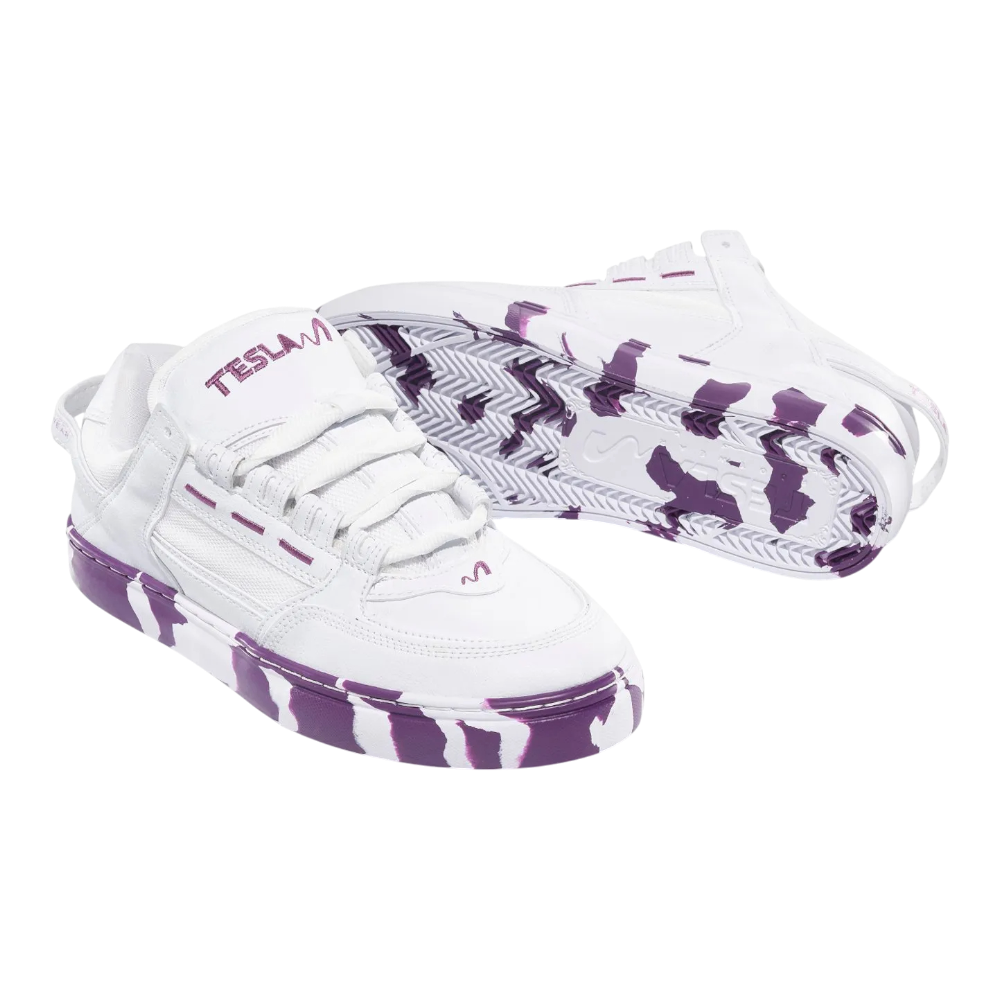 Tenis Tesla Coil White Purple Mesclado- Tesla Branco 3