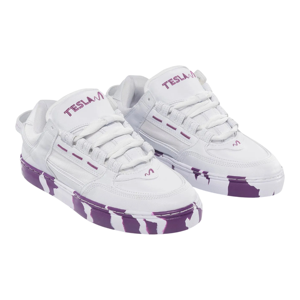 Tenis Tesla Coil White Purple Mesclado- Tesla Branco 4
