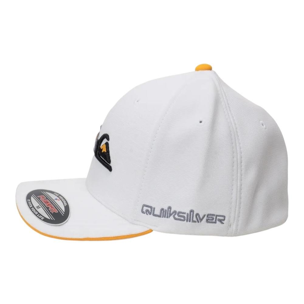 Bone Emb Three Logo White- Quiksilver Branco 5