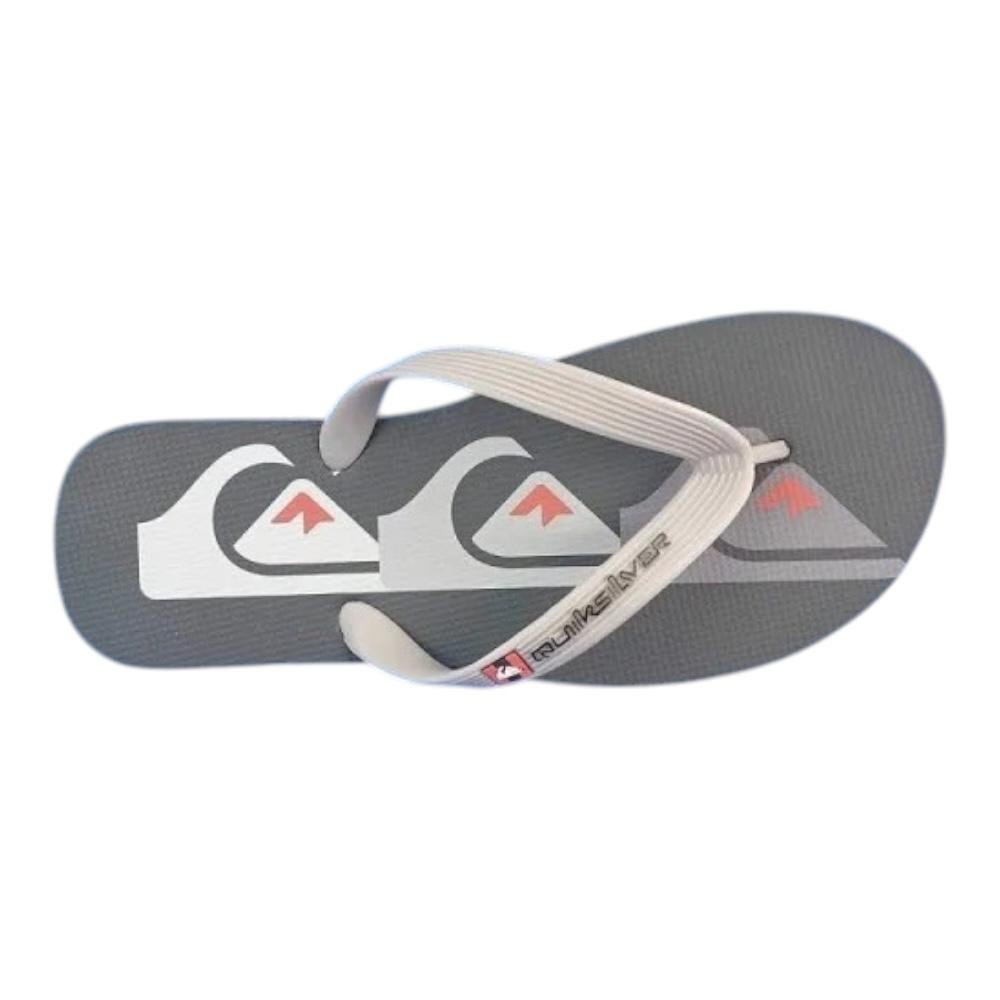Chinelo Quiksilver Molokai Three Logo- Quiksilver  Preto 4