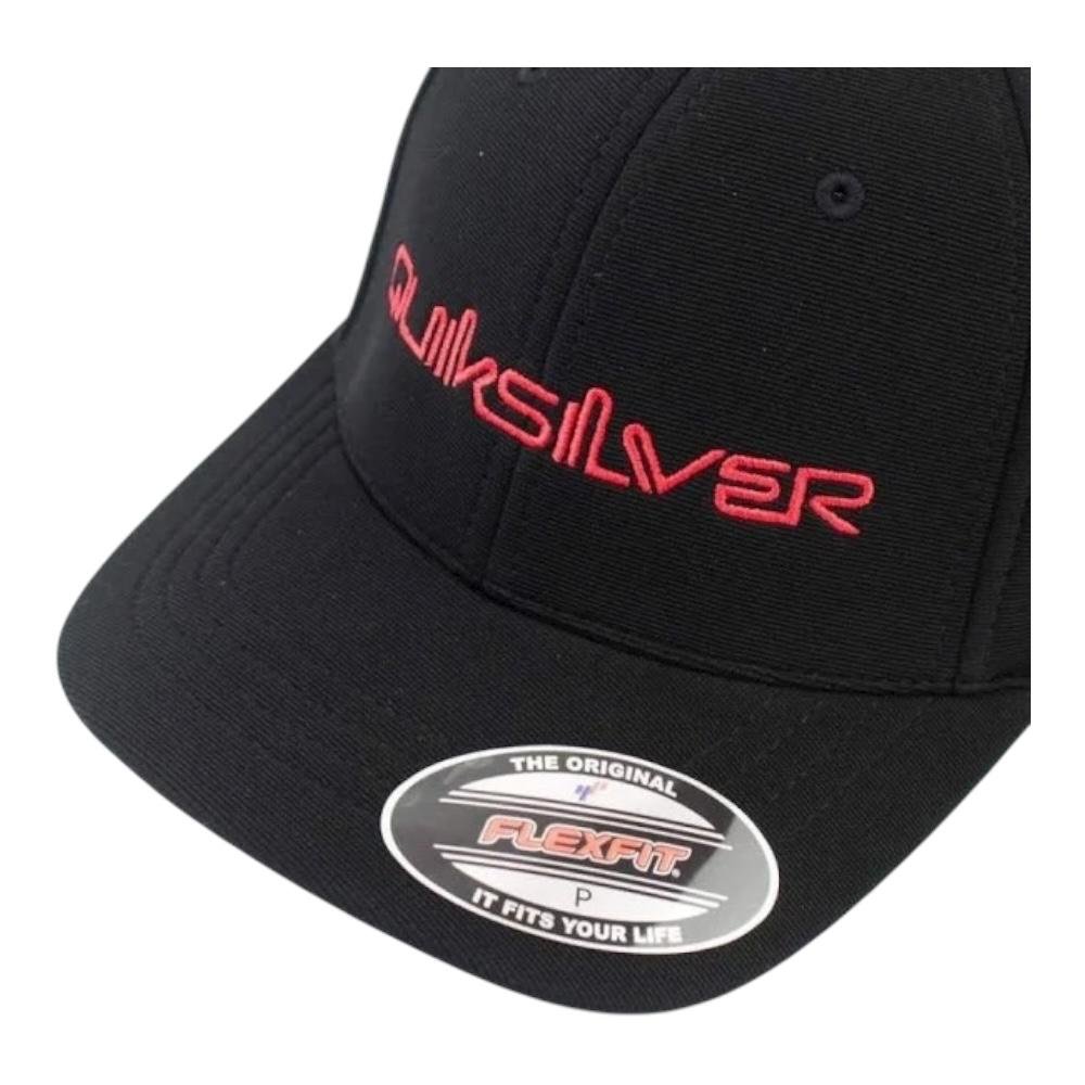 Bone Emb Type Down Word Black- Quiksilver Preto 3