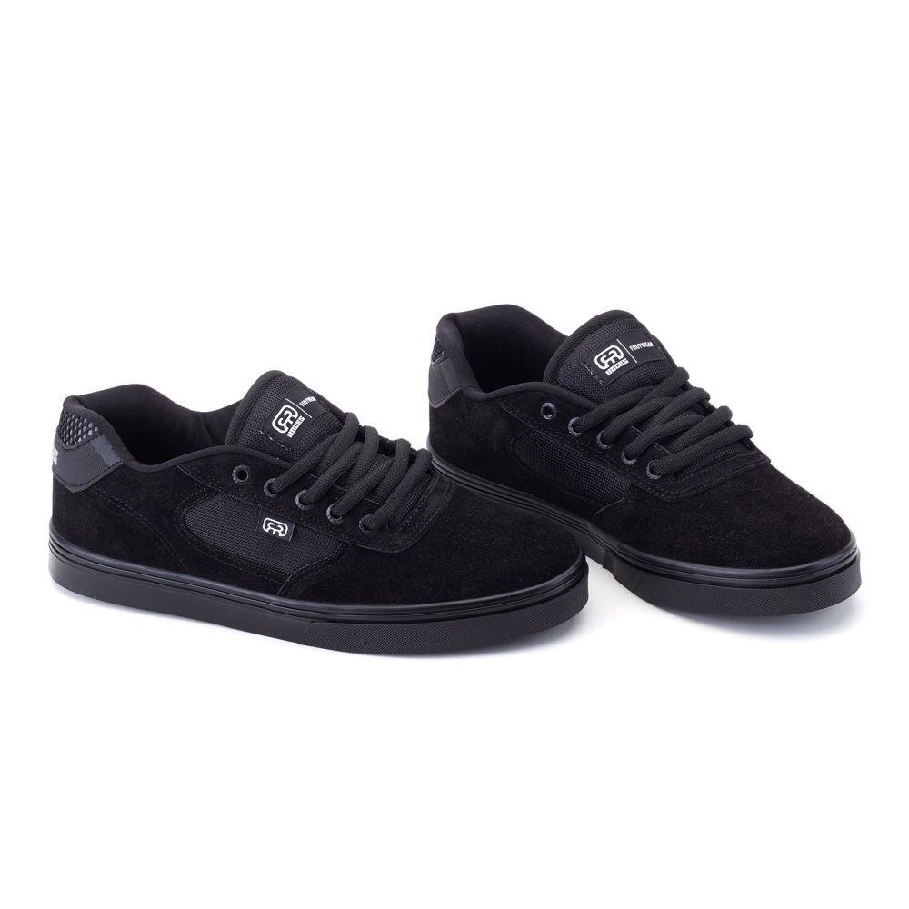 Tenis Hocks Flat Lite Preto Refletivo Preto 2