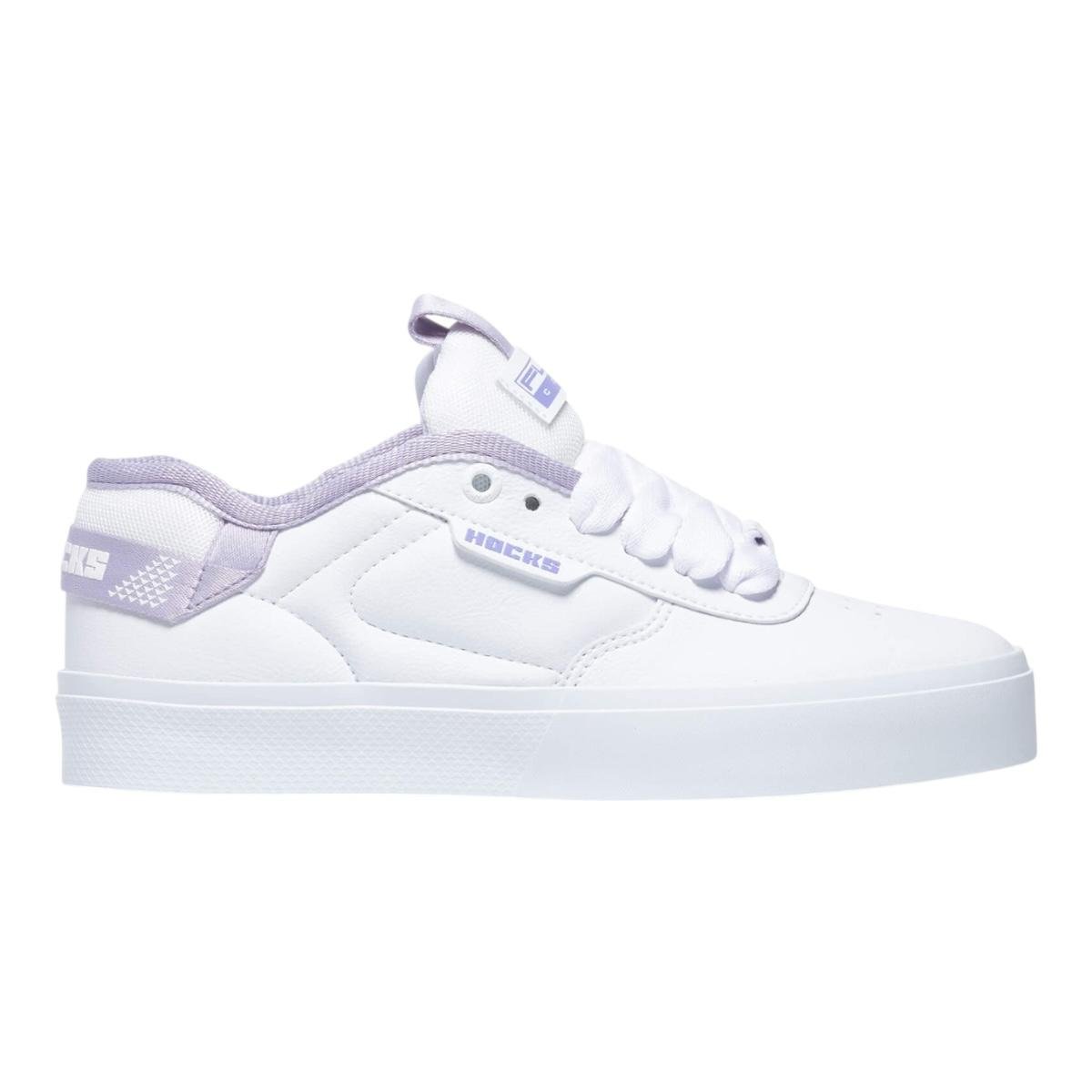 Tenis Hocks Flat Core Branco Lilac- Hocks