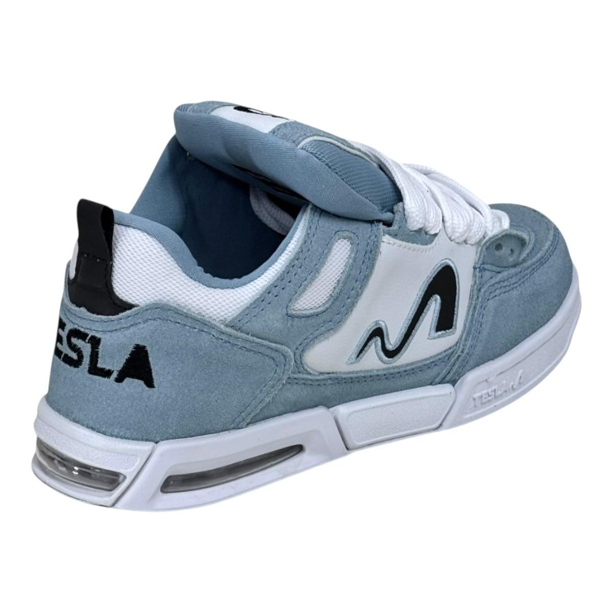 Tenis Tesla Nine Gold Aqua- Tesla Azul 3