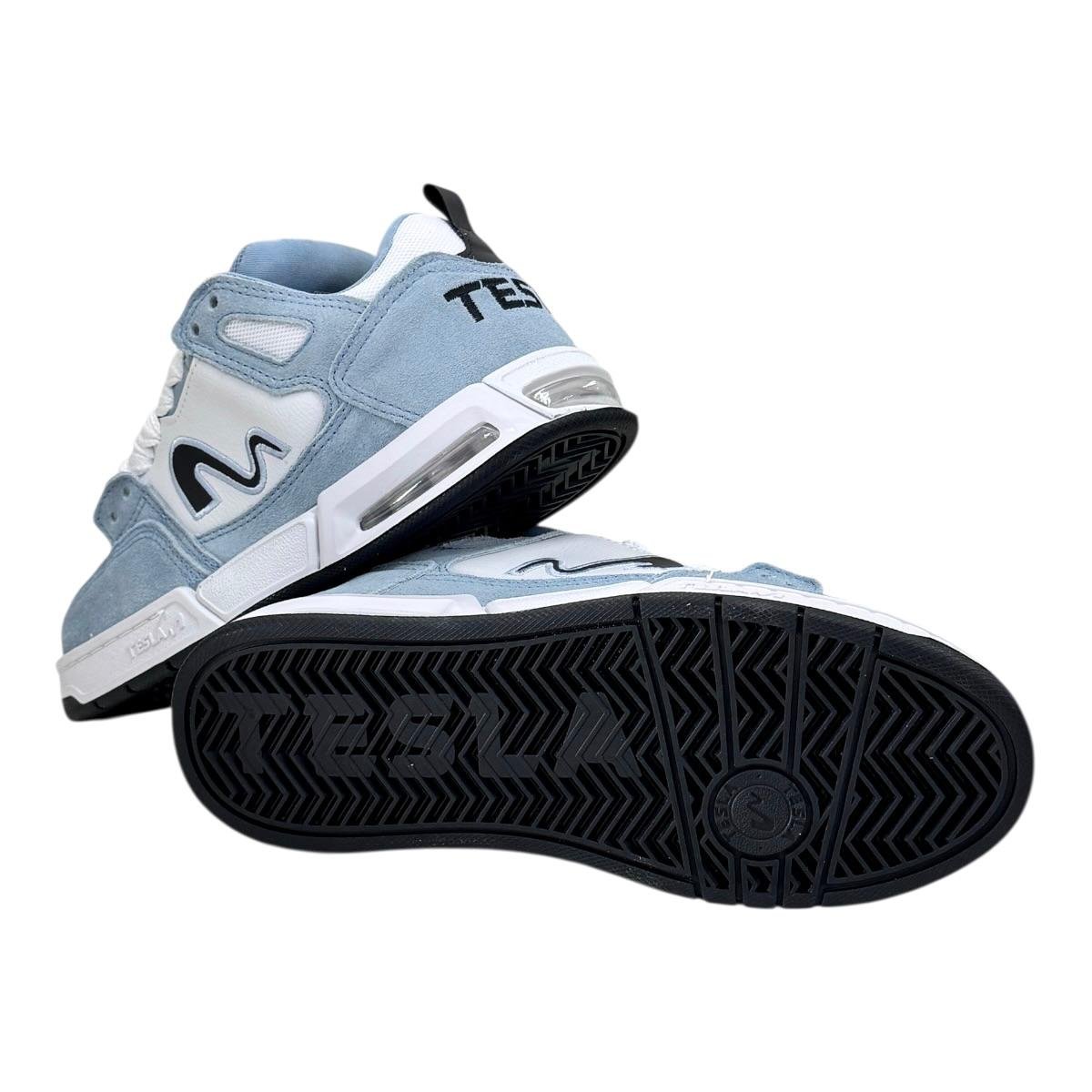 Tenis Tesla Nine Gold Aqua- Tesla Azul 5