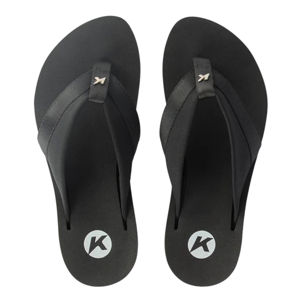 Sandalia Kenner Kyra Preto/Branco/Preto- Kenner Preto 4