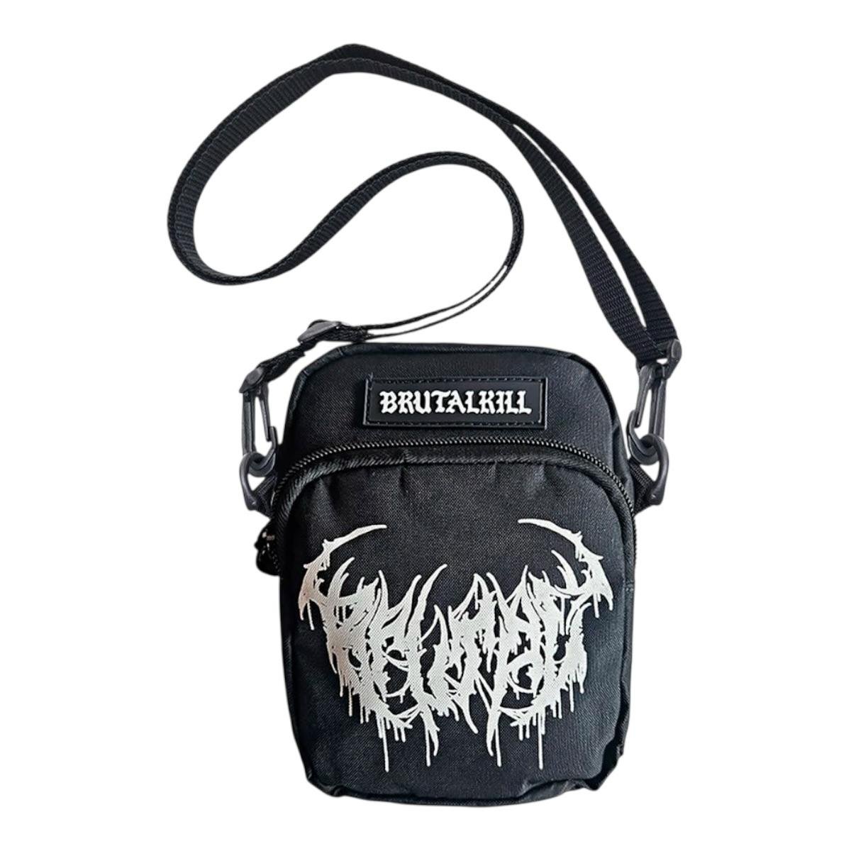 Shoulder Bag New Macabre- Brutal Kill Preto