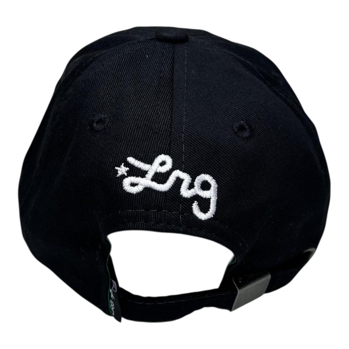 Bone Lrg Dad Hat Western Cursive- LRG Preto 4