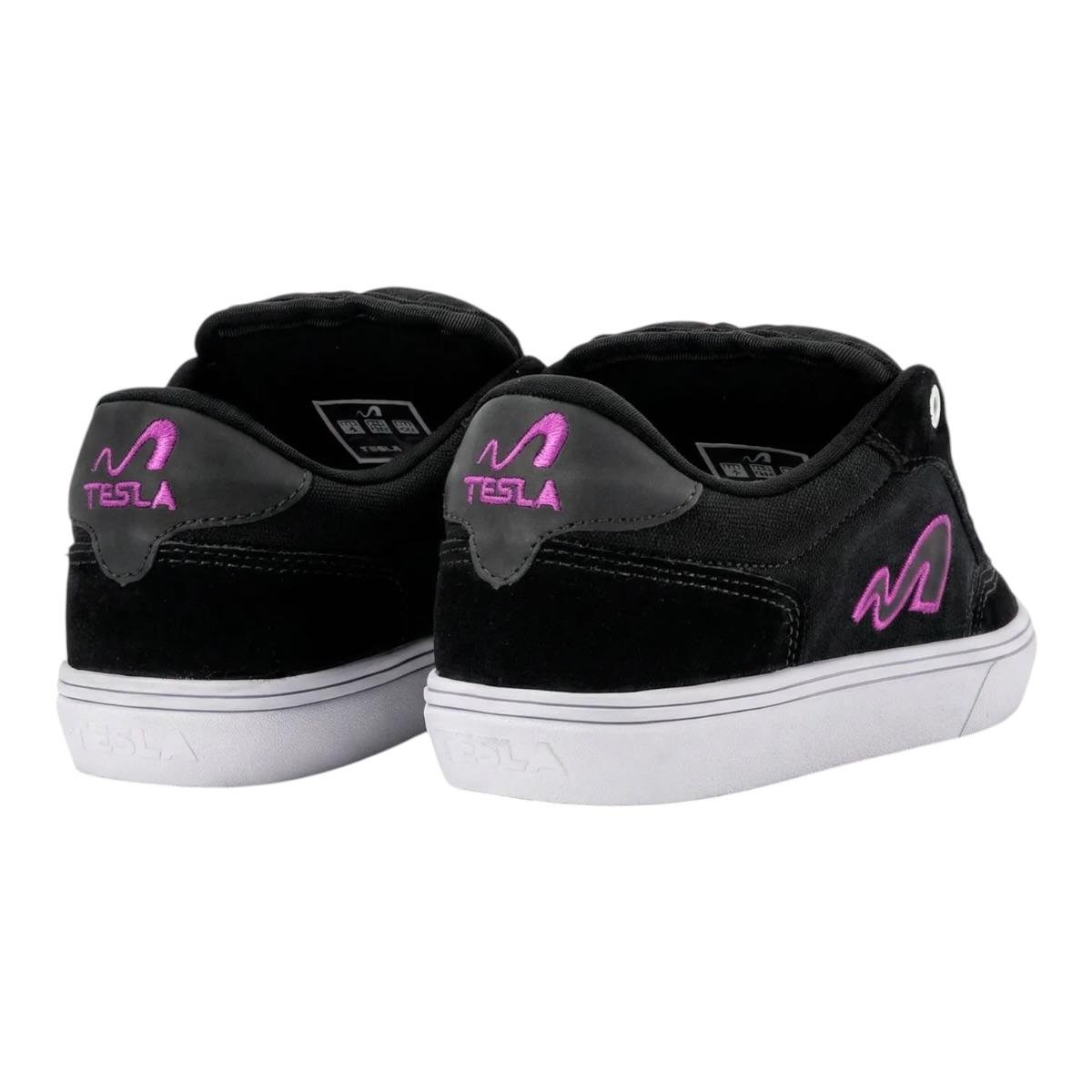 Tenis Tesla Flow XL Black Purple- Tesla Preto 4