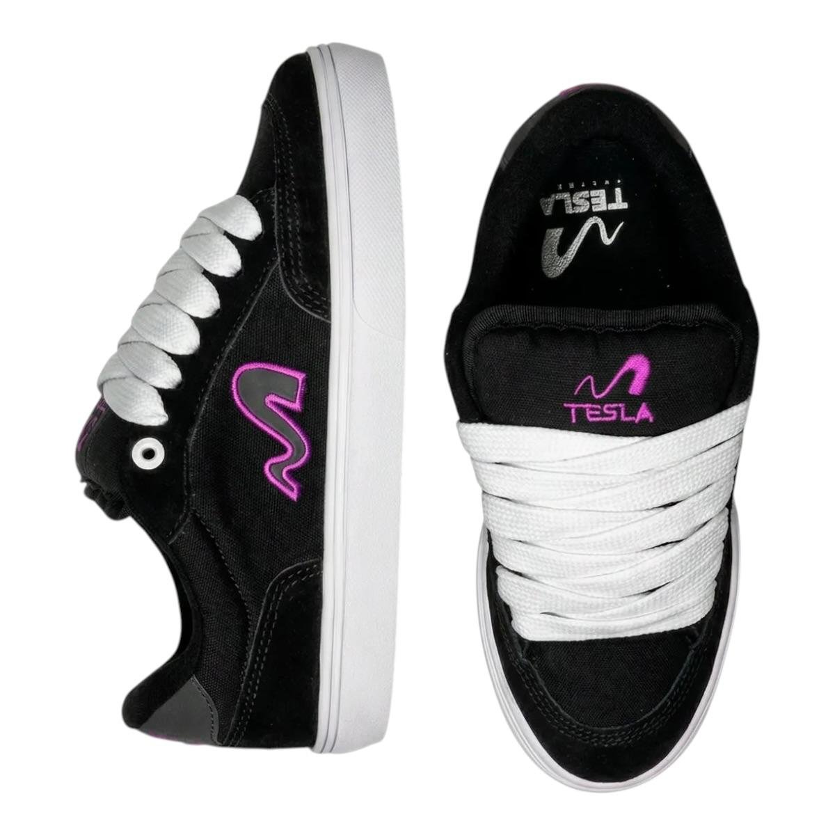 Tenis Tesla Flow XL Black Purple- Tesla Preto 5