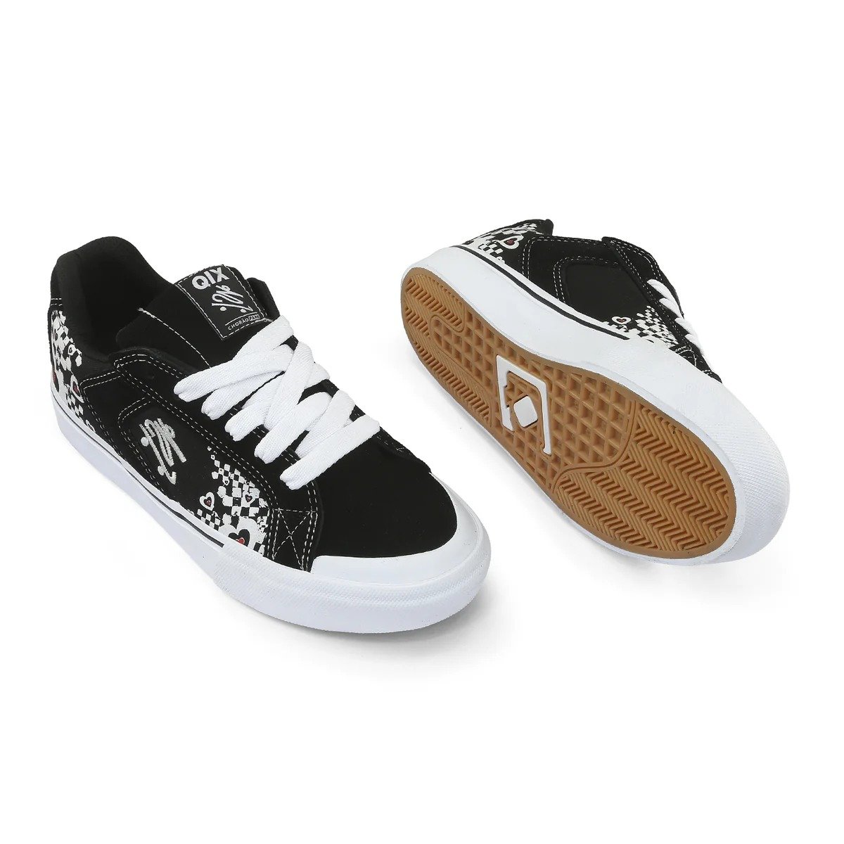 Tenis QIX Chorao Park Preto e Vermelho- Qix Preto 5