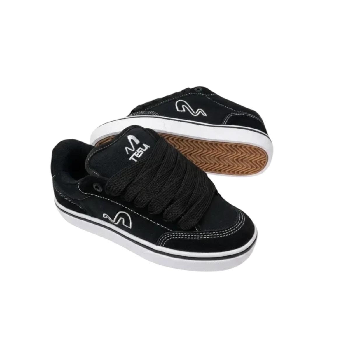 Tenis Tesla Flow XL Black White- Tesla Footwear Preto 2